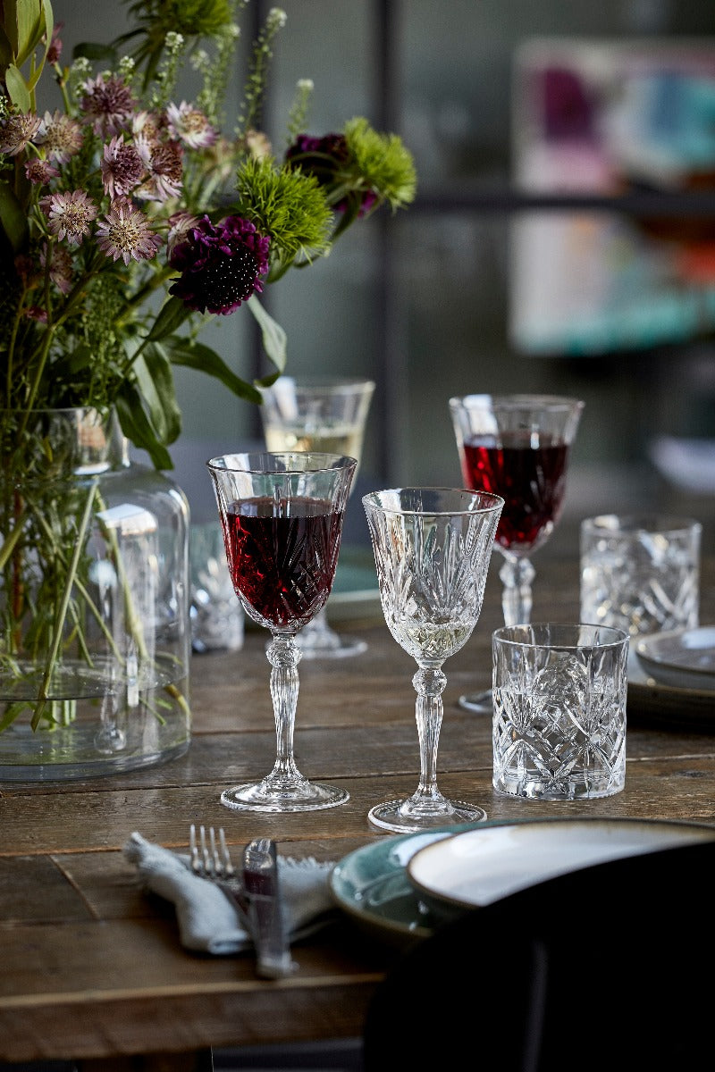 Lyngby Glas Melodia rødvinsglas 4 stk. - 27 cl - Bahne